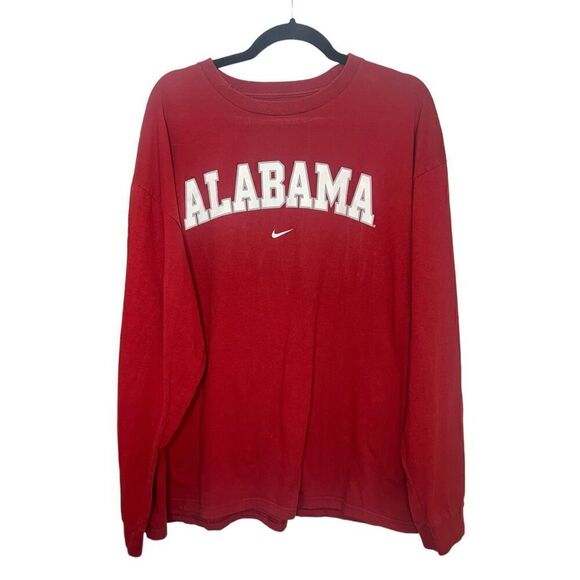 Nike Alabama Loose Fit Red Long Sleeve Shirt Men’s XL - Picture 1 of 5